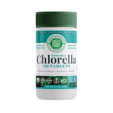 Green Foods Corporation, Organic Chlorella, 500mg, 120 Tabs