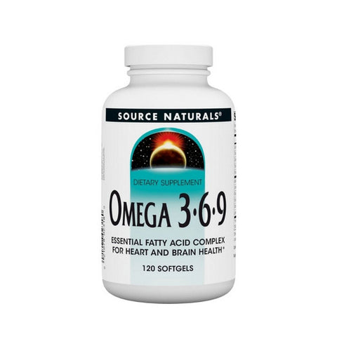 Source Naturals, Omega 3, 6, 9, 120 Softgels