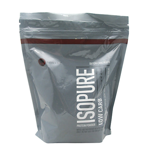 Low Carb Whey Protein Isolate Powder Dutch Chocolate 1 Lb by Isopure