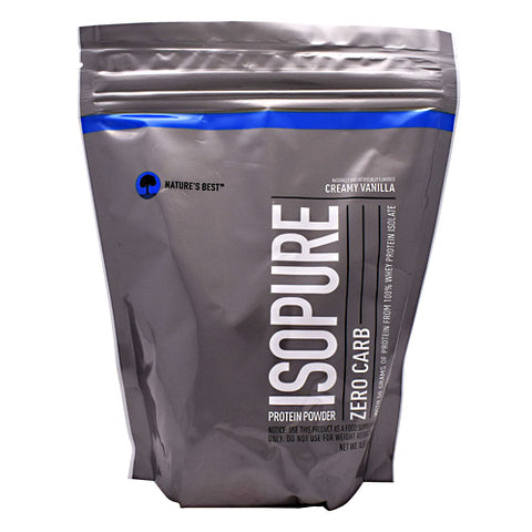 Zero Carb 100% Pure Whey Isolate Protein Powder Creamy Vanilla 1 Lb by Isopure