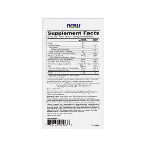 Now Foods, B-12 Energy Boost, 10,000 mcg, 12 Pack, 15 ml