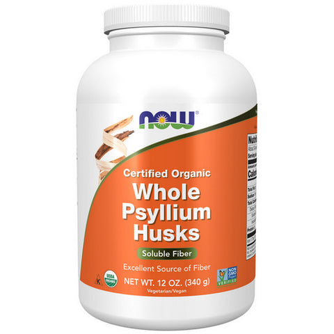 Now Foods, Whole Psyllium Husks, Whole 12 oz