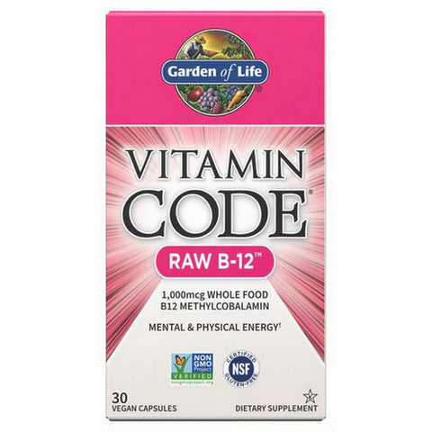 Garden of Life, Vitamin Code, Raw B12 30 Caps