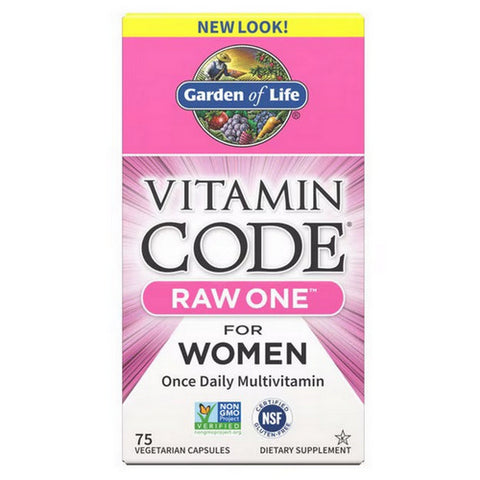 Garden of Life, Vitamin Code, Raw One for Women 75 Caps