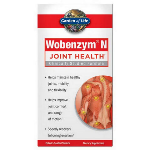 Garden of Life, Wobenzym N, 400 Tabs