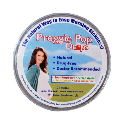 Three Lollies, Preggie Pop Drops Container, 21 CT
