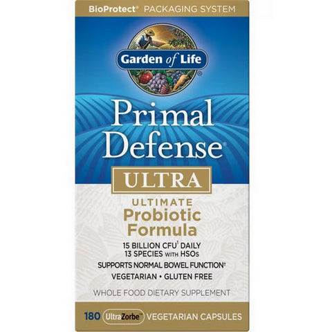Garden of Life, Primal Defense, Ultra 180 Caps