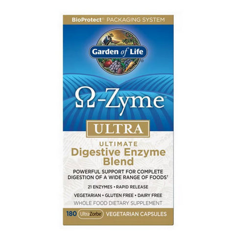 Garden of Life, O-Zyme, Ultra 180 Caps
