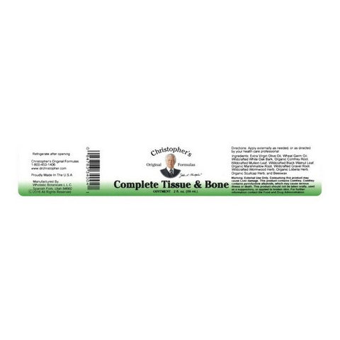 Dr. Christophers Formulas, Complete Tissue & Bone Ointment, 2 oz