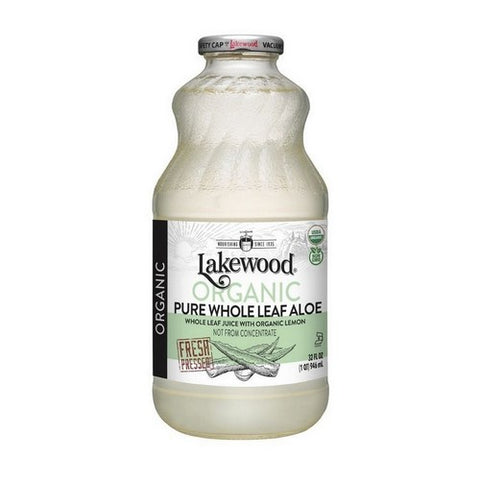 Lakewood Organic, Aloe Whole Leaf Juice, 32 Oz
