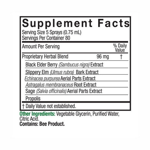 Nature's Answer, Sambucus Black Elder Berry Spray, 2 oz
