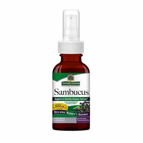 Nature's Answer, Sambucus Black Elder Berry Spray, 2 oz