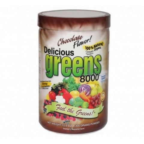 Greens World Inc, Delicious Greens 800, Chocolate 10.6 oz