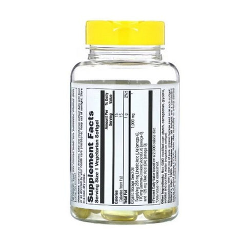 Health From The Sun, 100% Vegetarian Borage Oil, 60 ct