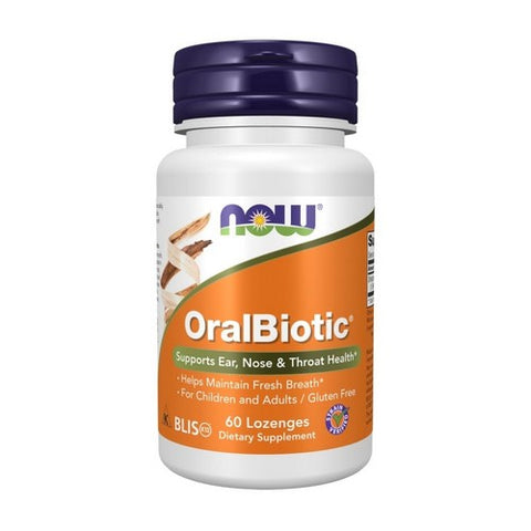 Now Foods, OralBiotic Blis K12, 60 Lozenges