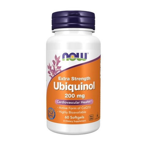 Now Foods, Ubiquinol Extra Strength, 200 mg, 60 Softgels