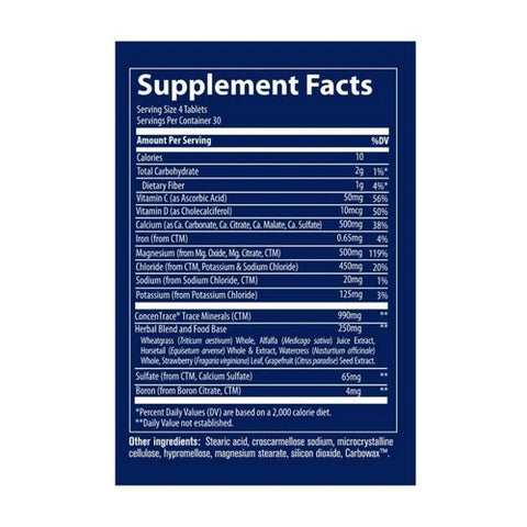 Trace Minerals, Complete Calcium & Magnesium, 1:1 120 Tabs