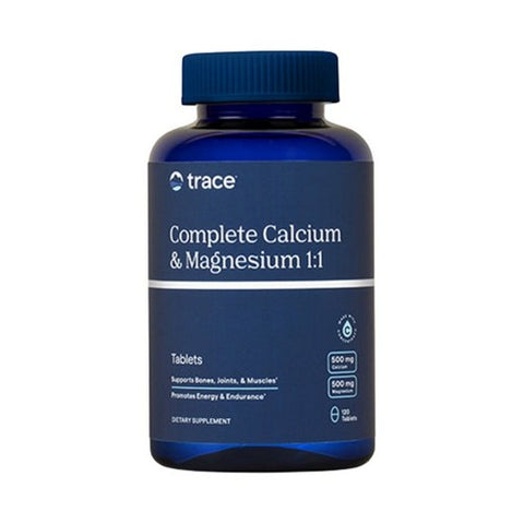 Trace Minerals, Complete Calcium & Magnesium, 1:1 120 Tabs