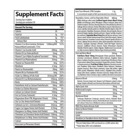 Trace Minerals, Complete Foods Multi, 240 Tabs