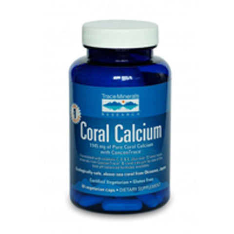 Trace Minerals, Coral Calcium with ConcenTrace, 60 Caps