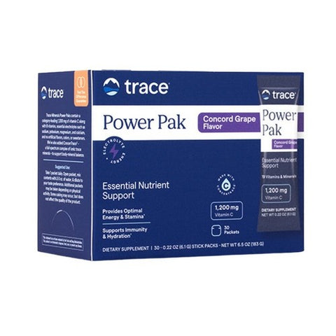Trace Minerals, Electrolyte Stamina Power Pak, Concord Grape 32 pk