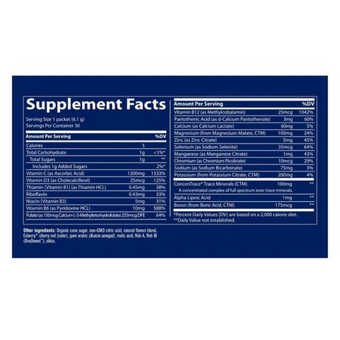 Trace Minerals, Electrolyte Stamina Power Pak, Raspberry 32 pk