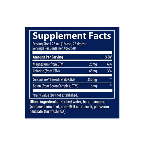 Trace Minerals, Ionic Boron, 2 oz