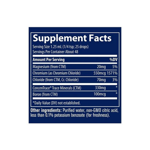 Trace Minerals, Ionic Chromium, 2 oz
