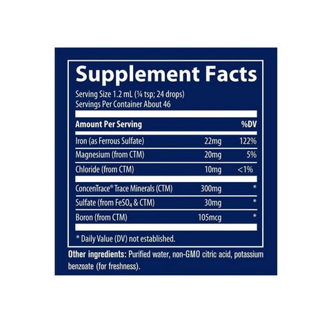 Trace Minerals, Ionic Iron, 2 oz
