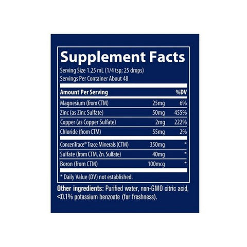 Trace Minerals, Ionic Zinc, 2 oz