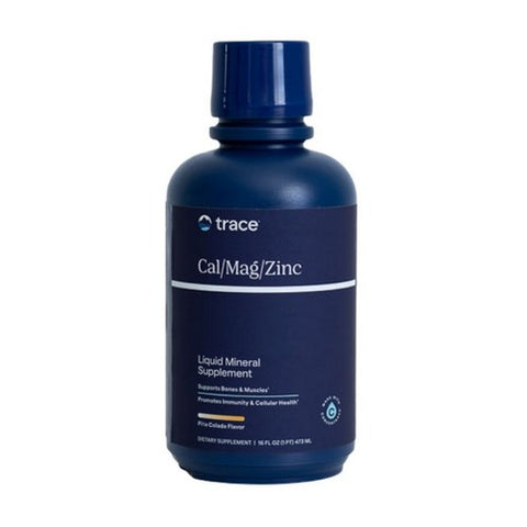 Trace Minerals, Liquid Cal/Mag/Zinc, 16 oz