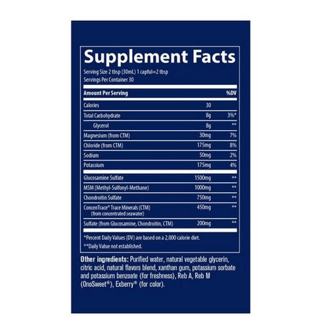 Trace Minerals, Glucosamine/Chondroitin/MSM, 32 oz