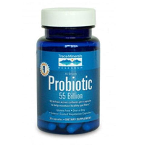Trace Minerals, Probiotic 55 Billion, 30 caps