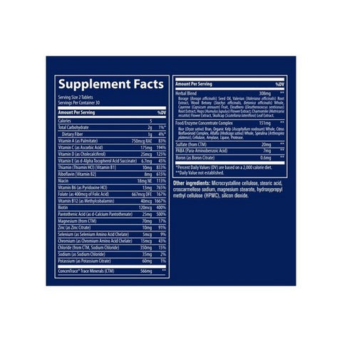 Trace Minerals, Stress-X, 60 Tabs
