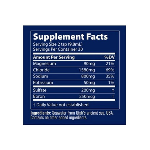 Trace Minerals, Utah Sea Minerals, 16 oz