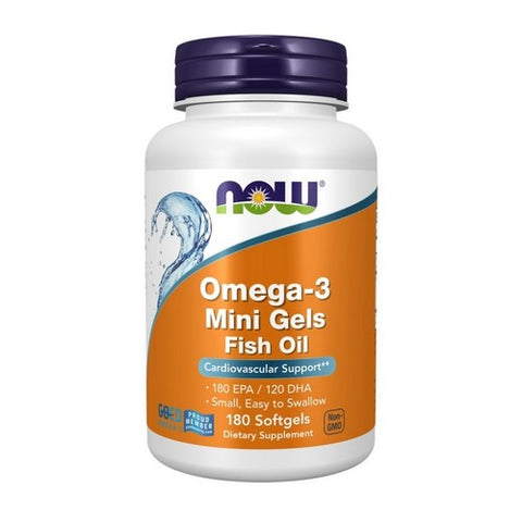 Now Foods, Omega-3 Mini Gels, 180 softgels