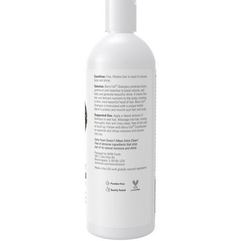 Now Foods, Natural Berry Full Shampoo, 16 oz