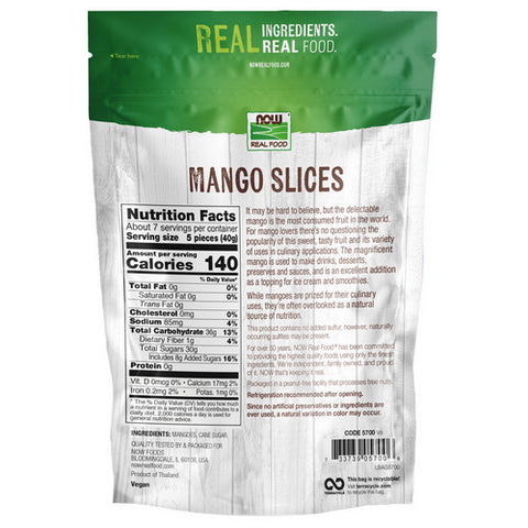Now Foods, Mango Slices, 284g, 10 oz