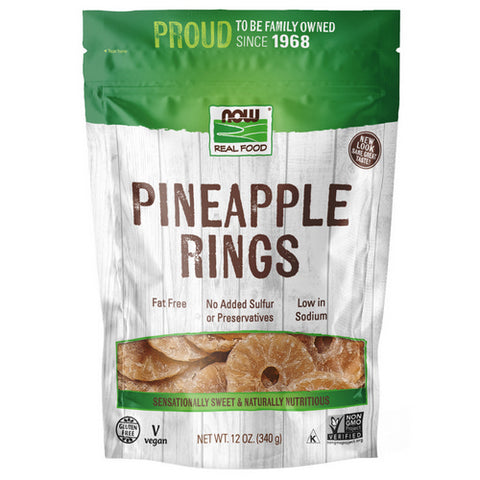 Now Foods, Pineapple Rings, 340g, 12 Oz