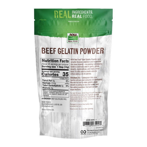 Now Foods, Beef Gelatin, 1 lb