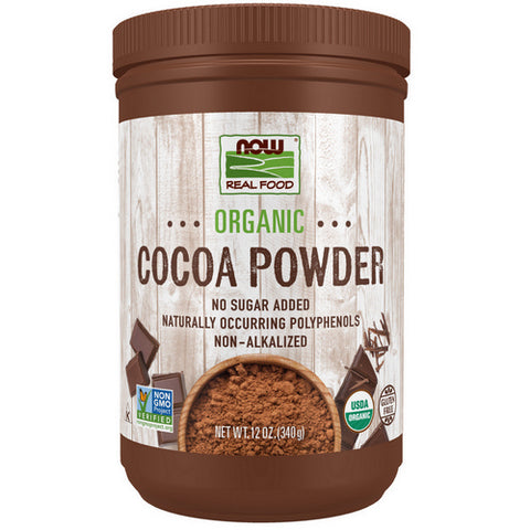Now Foods, Cocoa Powder Certified Organic, 12 oz