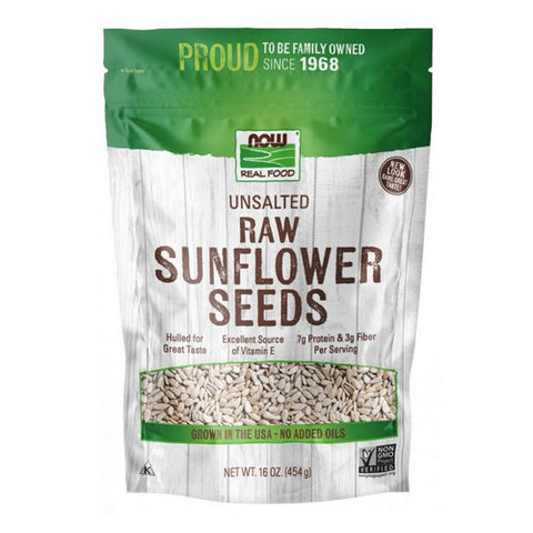 Now Foods, Sunflower Seeds Raw Hulled, Unsalted 1 lb