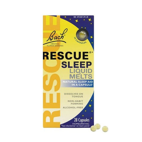 Bach, Rescue Sleep, Liquid Melts 28 caps