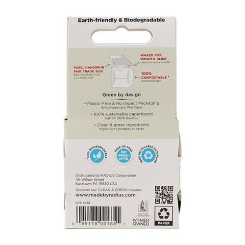 Radius, Natural Floss Pure Silk Unscented, 30 meters
