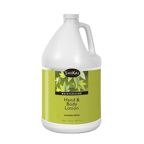 Shikai, Natural Hand & Body Lotion, Cucumber Melon 1 Gallon