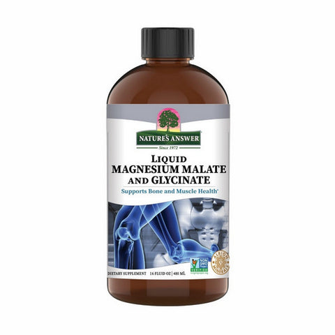 Nature's Answer, Liquid Magnesium Glycinate, Natural Tangerine Flavor, 16 Oz