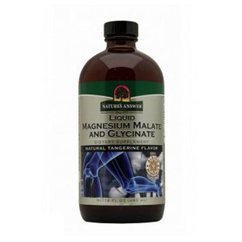 Nature's Answer, Liquid Magnesium Glycinate, Natural Tangerine Flavor, 16 Oz