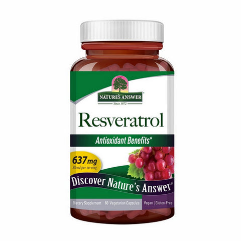 Nature's Answer, Resveratrol, 250 mg, 60 VegCaps