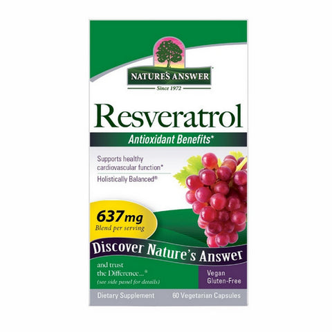 Nature's Answer, Resveratrol, 250 mg, 60 VegCaps