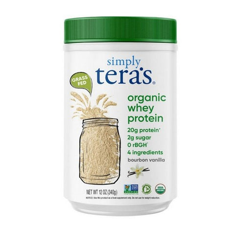 Tera's Whey, Organic Vanilla Whey Protein, Bourbon Vanilla/Organic 12 Oz